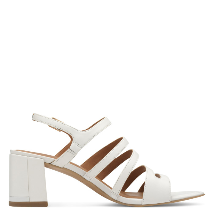 detail Dámské sandály na podpatku Tamaris 1-28359-44 100 bílé