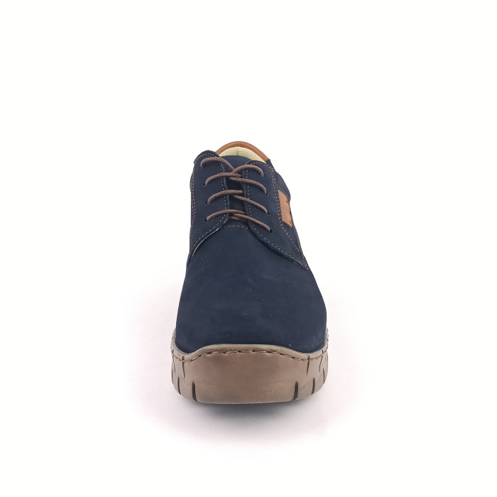 detail Dámské polobotky na klínku Barton 2561 modré