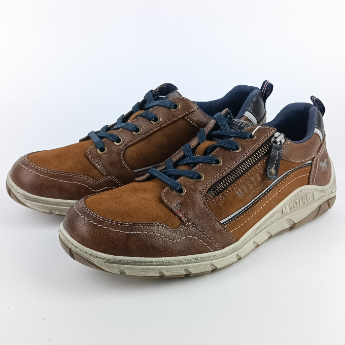 detail Pánské polobotky Mustang 4160-302-301 hnědé