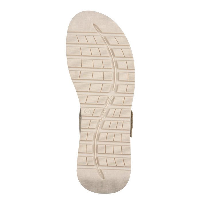 detail Dámské sandály na klínku Tamaris 1-28267-44 116 béžové