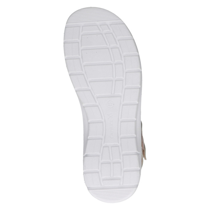 detail Dámské sandály na klínku Caprice 9-28716-44 199 béžové