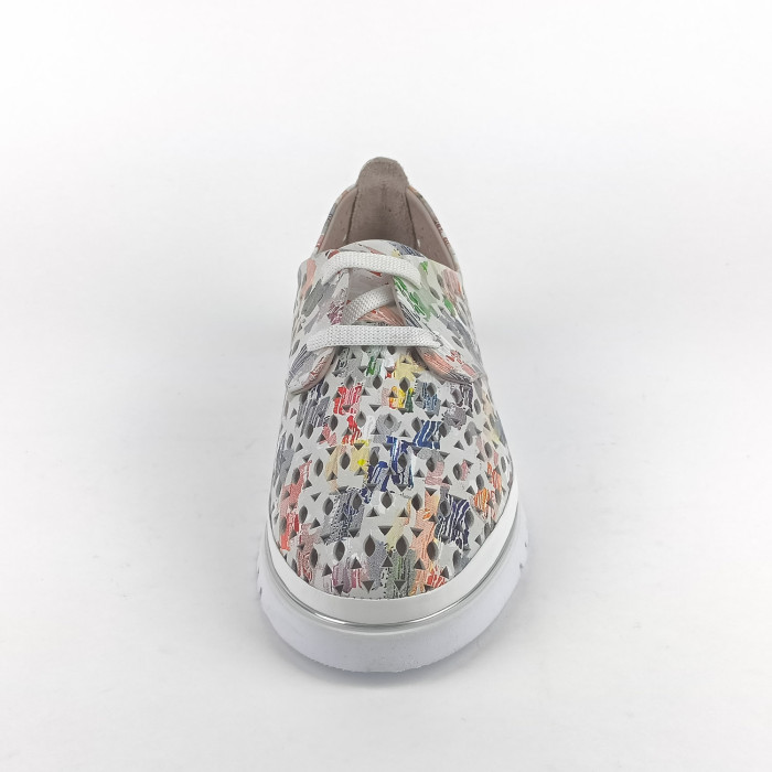 detail Dámské polobotky na klínku Guero G075-0145 multicolor