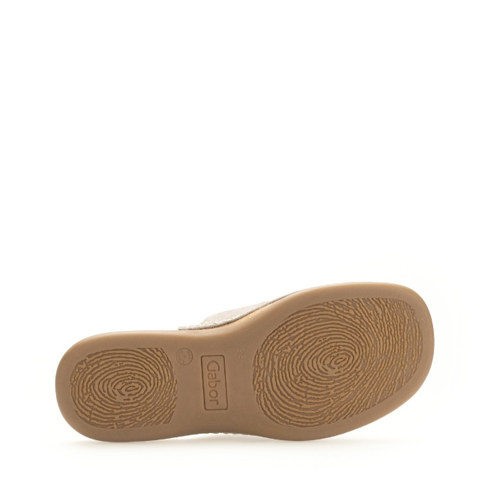 detail Dámské pantofle Gabor 63.700.62 metalické