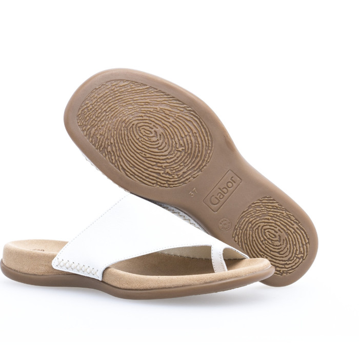 detail Dámské pantofle Gabor 03.700.21 bílé