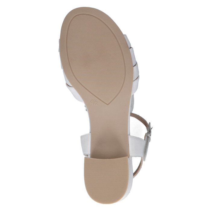 detail Dámské sandály na podpatku Caprice 9-28206-44 197 bílé