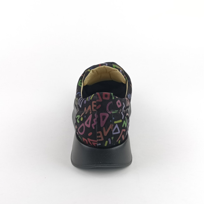 detail Dámské polobotky na platformě Barton 2588 multicolor