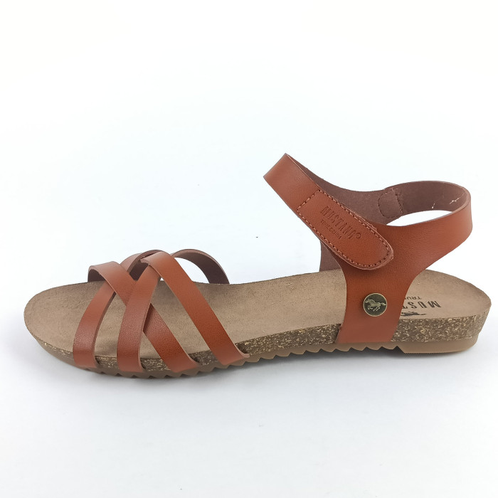 detail Dámské sandály Mustang 1307-811-307 hnědé