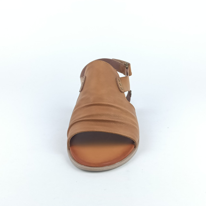 detail Dámské sandály na podpatku Mustang 1388-808-307 hnědé