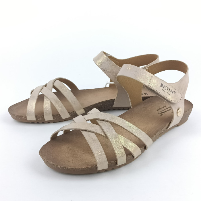 detail Dámské sandály Mustang 1307-811-699 metalické