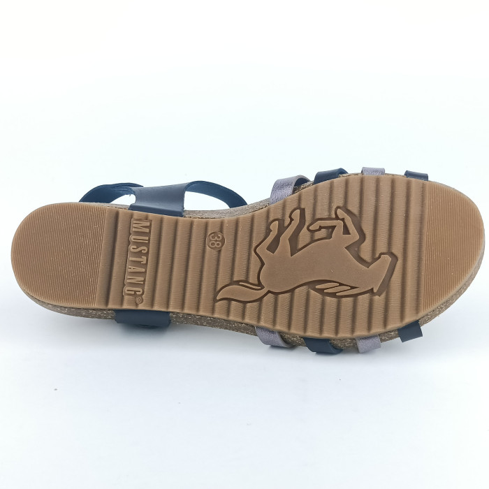 detail Dámské sandály Mustang 1307-811-821 modré