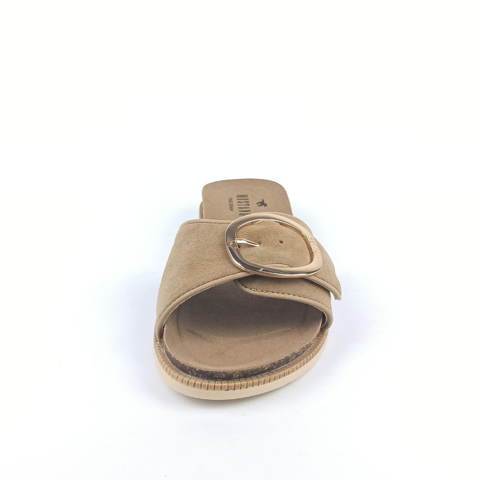 detail Dámské pantofle Mustang 1392-711-333 hnědé