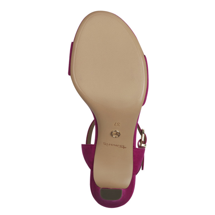 detail Dámské sandály na podpatku Tamaris 1-28028-42 525 růžové