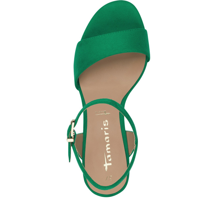 detail Dámské sandály na podpatku Tamaris 1-28028-42 700 zelené