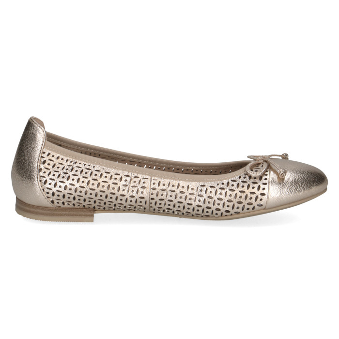 detail Dámské baleríny Caprice 9-22185-42 959 metalické