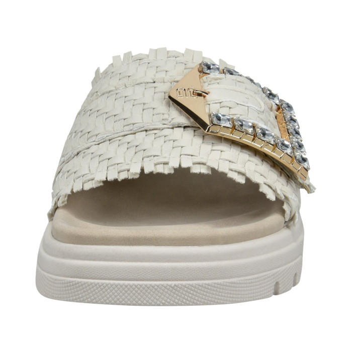 detail Dámské pantofle na platformě Bagatt D31-AK793-5000 béžové