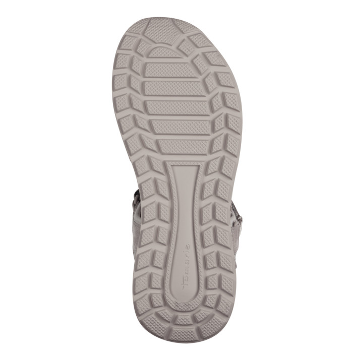 detail Dámské sandály na klínku Tamaris 1-28713-44 200 šedé