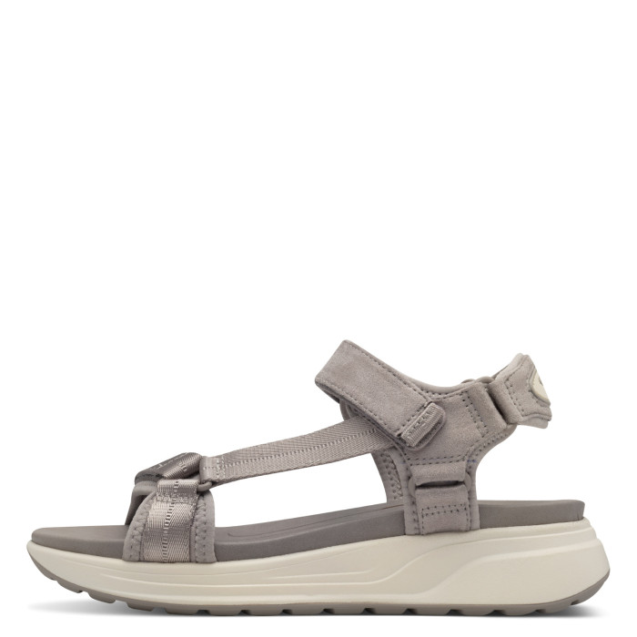 detail Dámské sandály na klínku Tamaris 1-28713-44 200 šedé