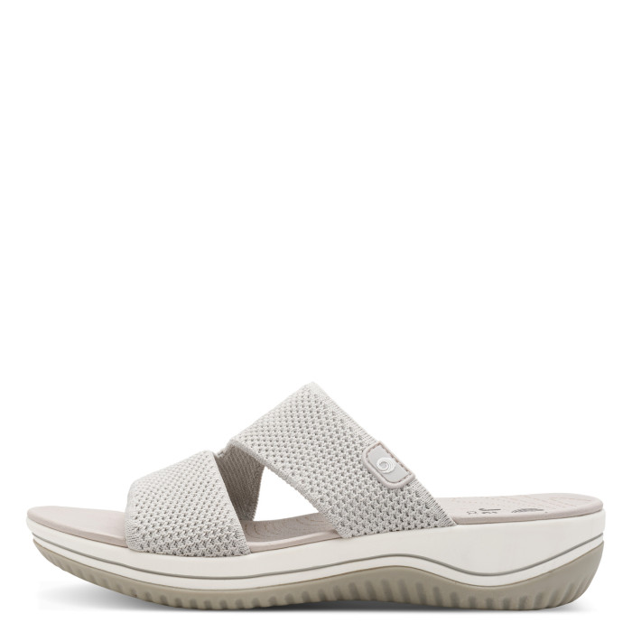 detail Dámské pantofle na klínku Jana 8-27270-43 204 šedé