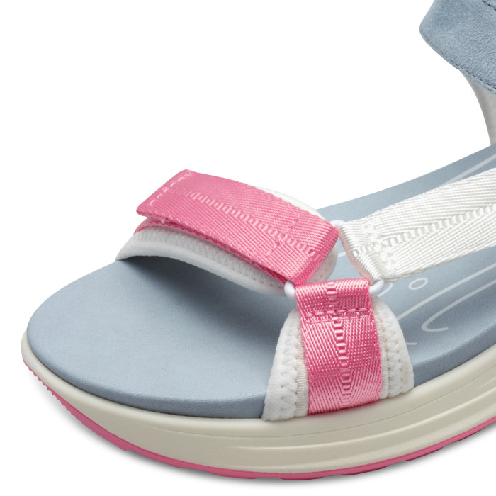 detail Dámské sandály na klínku Tamaris 1-28713-44 895 multicolor