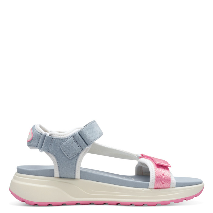 detail Dámské sandály na klínku Tamaris 1-28713-44 895 multicolor