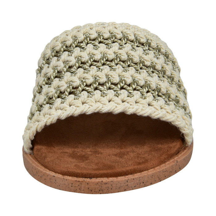 detail Dámské pantofle na podpatku Bagatt D31-AI298-6900 béžové