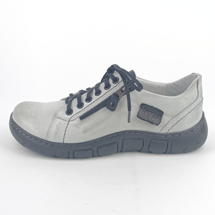 detail Dámské polobotky Kacper 2-1286 světle šedé