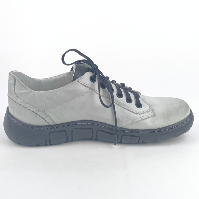 detail Dámské polobotky Kacper 2-1286 světle šedé