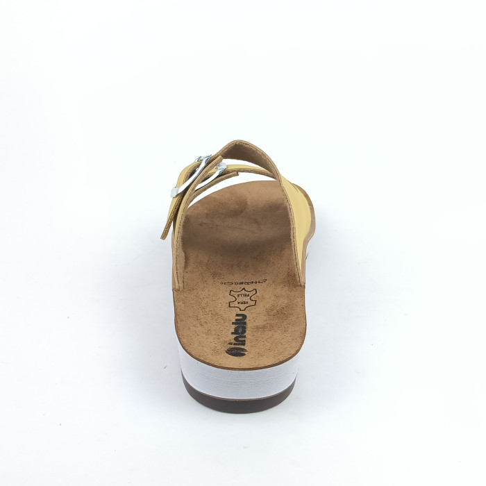 detail Dámské pantofle na klínku Inblu CP42 006 E3 žluté