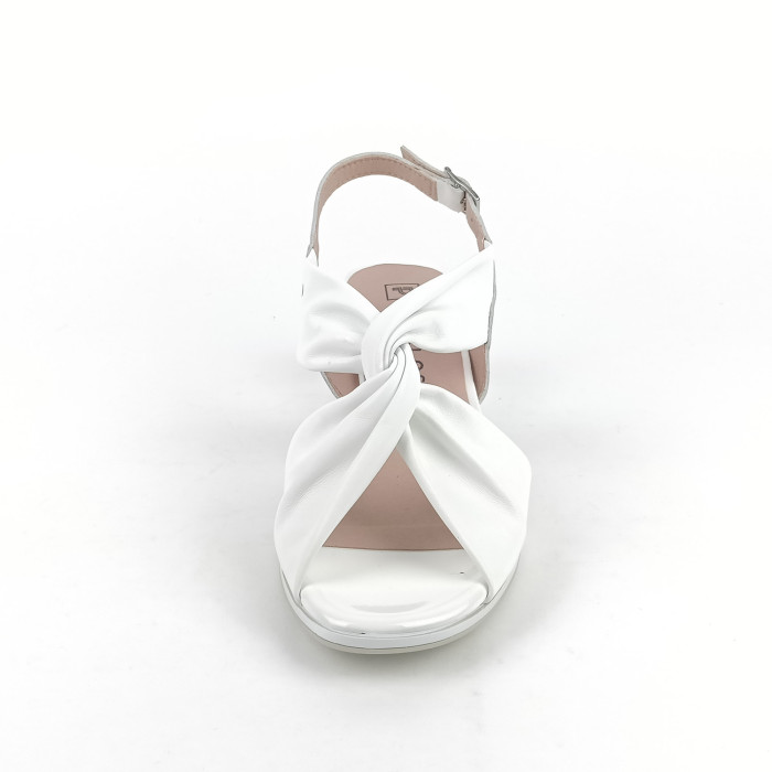 detail Dámské sandály na podpatku Pitillos 10535 bílé