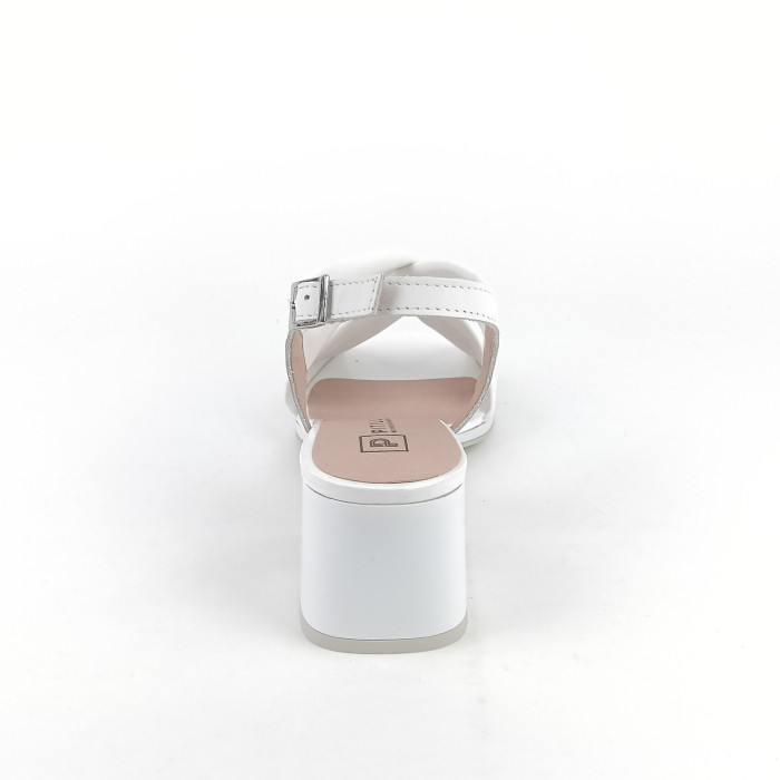 detail Dámské sandály na podpatku Pitillos 10535 bílé