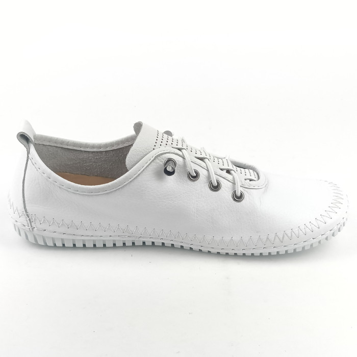 detail Dámské polobotky Kremara 032-1654 bílé