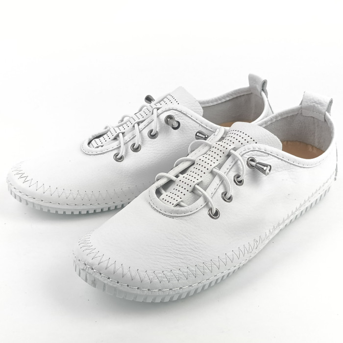 detail Dámské polobotky Kremara 032-1654 bílé