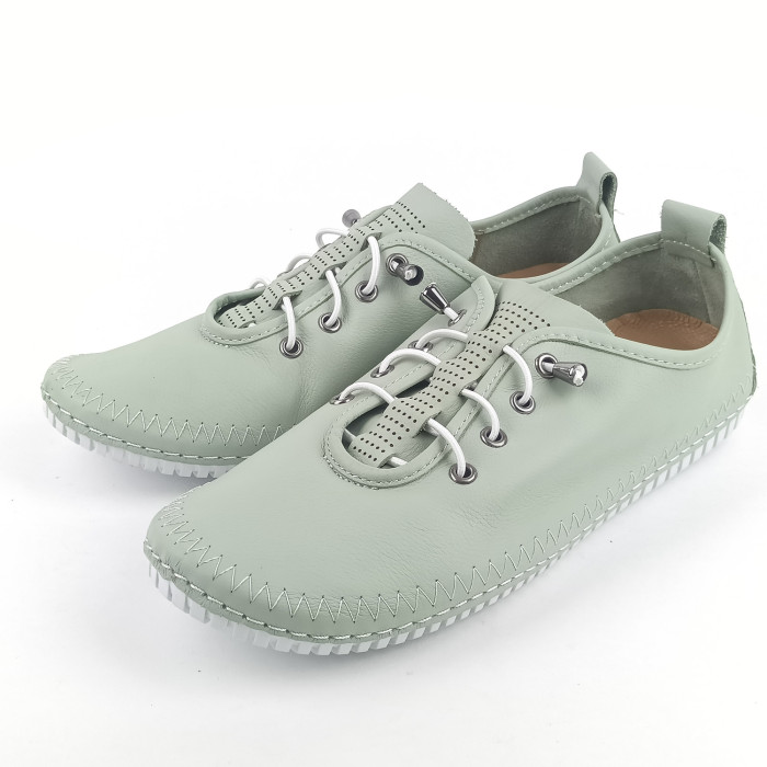 detail Dámské polobotky Kremara 032-1654 zelené