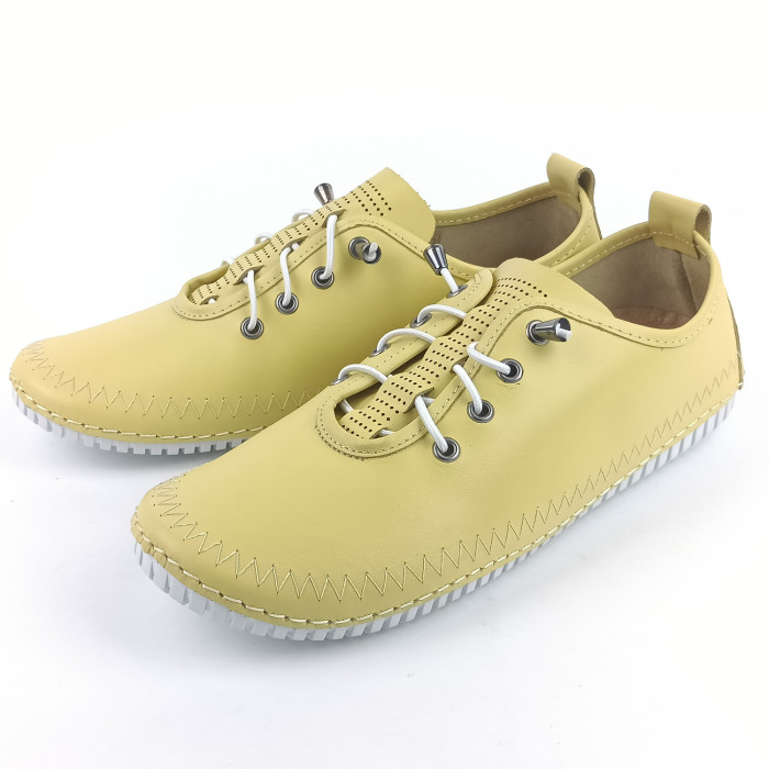 detail Dámské polobtoky Kremara 032-1654 žluté