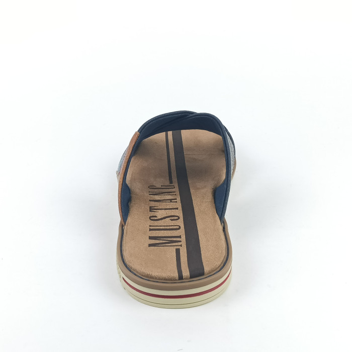 detail Pánské pantofle Mustang 4152-705-820 modré