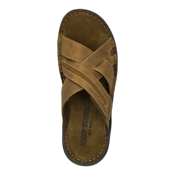 detail Pánské pantofle Josef Seibel 27122 TE514 350 hnědé
