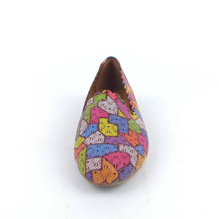 detail Dámské mokasíny na podpatku Kremara 182 704 multicolor