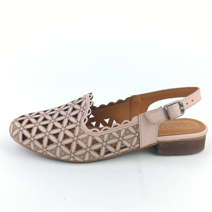 detail Dámské sandály na podpatku Kremara 182-759 06 růžové