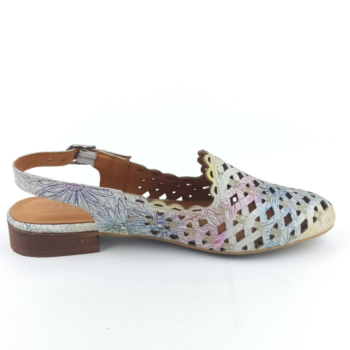 detail Dámské sandály na podpatku Kremara 182-30 multicolor