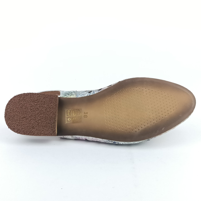 detail Dámské sandály na podpatku Kremara 182-30 multicolor