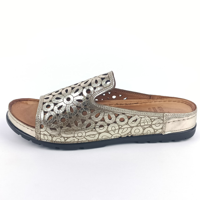 detail Dámské pantofle Karyoka 1724-315 zlaté