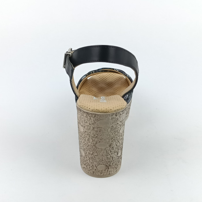 detail Dámské sandály na klínku Iberius 062-31029-M5-4Y černé