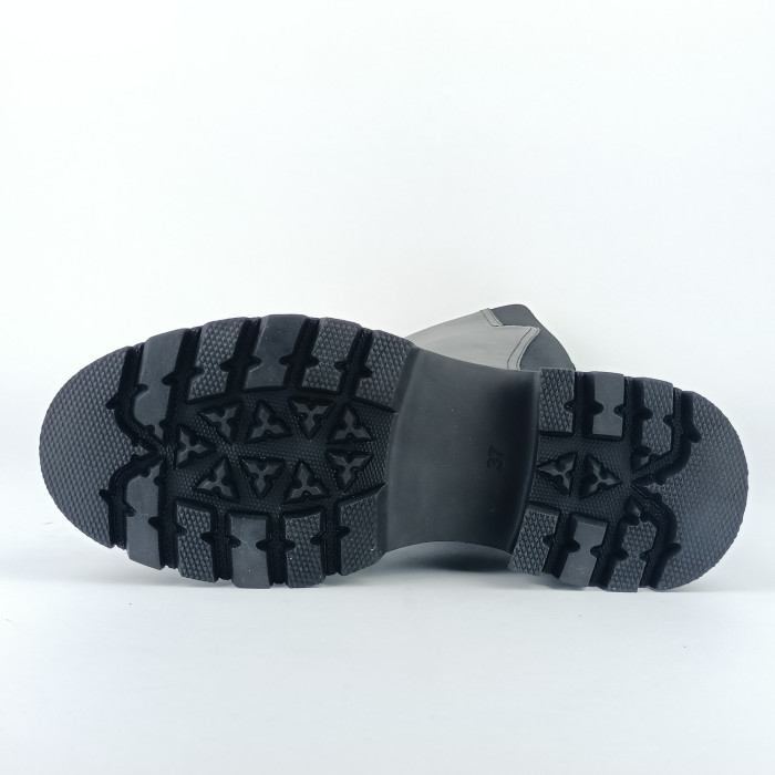 detail Dámské kozačky na podpatku Ladies 25100598 černé