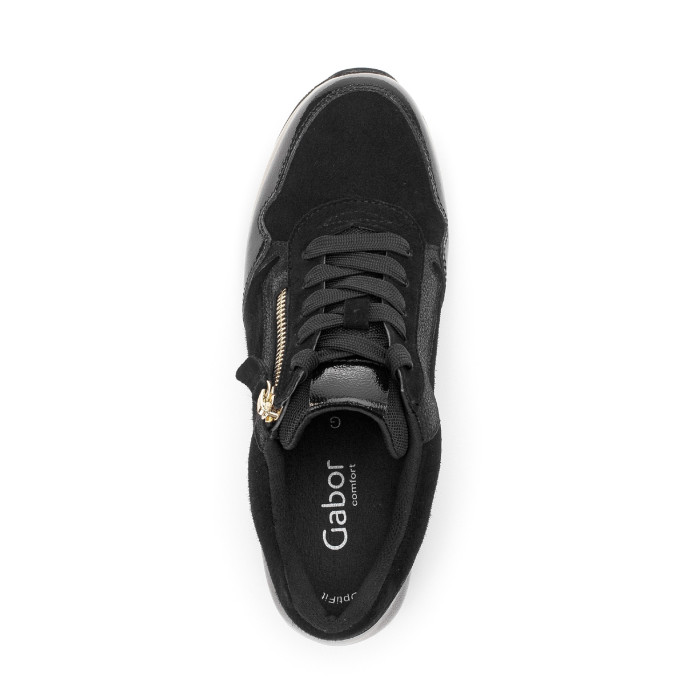 detail Dámské tenisky na klínku Gabor 76.508.37 černé