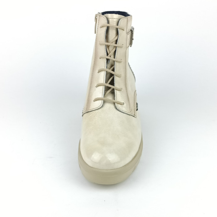 detail Dámské kotníkové boty na podpatku Fluchos F2107 béžové