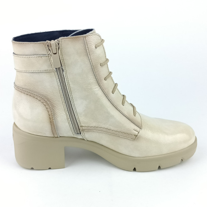 detail Dámské kotníkové boty na podpatku Fluchos F2107 béžové