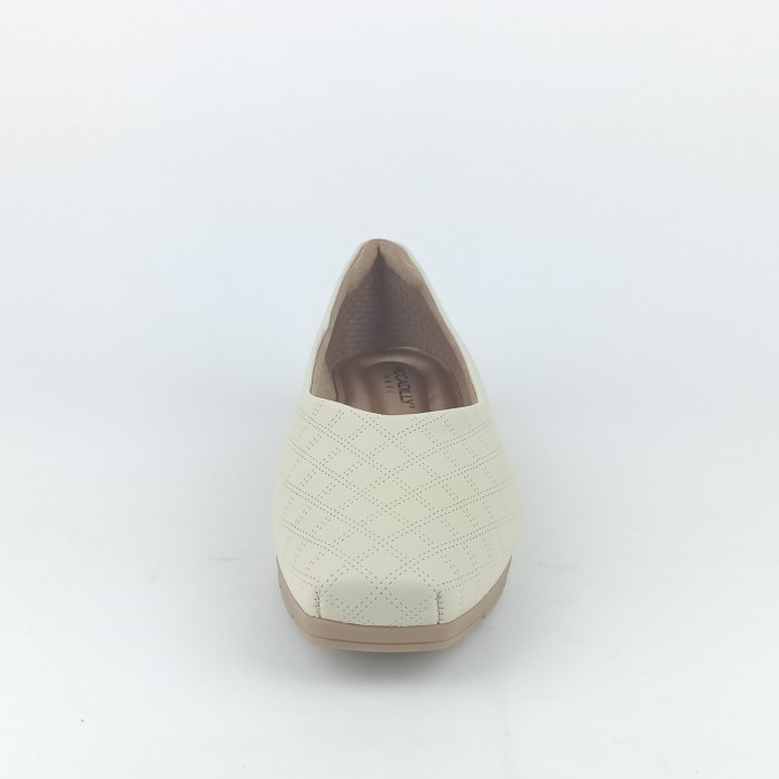 detail Dámské lodičky na klínku Piccadilly 147191-45 béžové