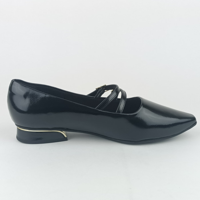 detail Dámské baleríny na podpatku Piccadilly 279041-2 černé