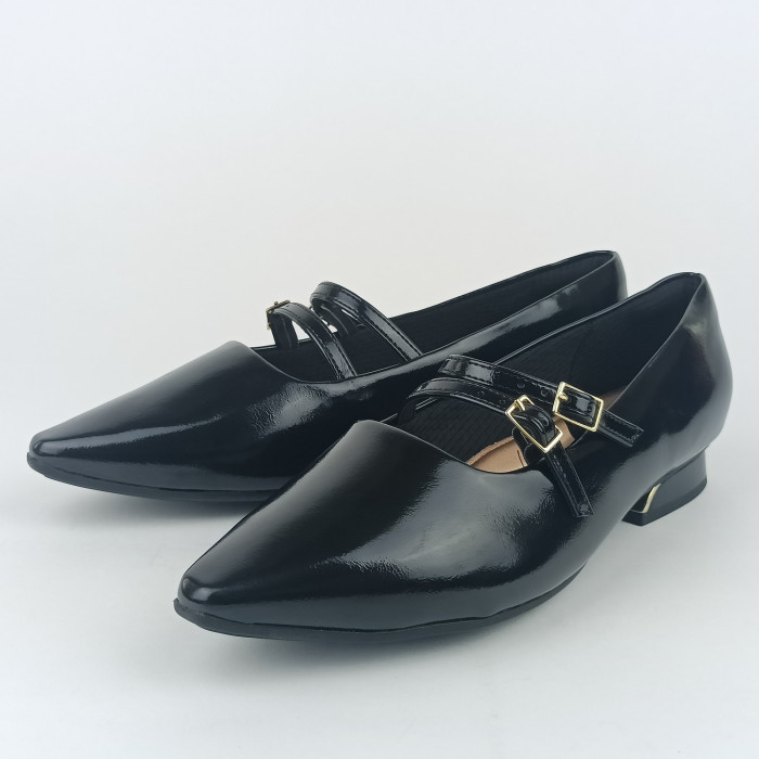 detail Dámské baleríny na podpatku Piccadilly 279041-2 černé