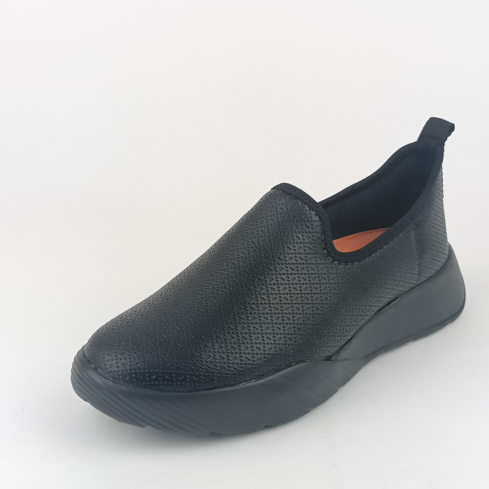 detail Dámské mokasíny na klínku Piccadilly 949017-24 černé